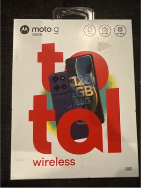Total Wireless Motorola 2025 Moto G 5G 128GB 6.7" Prepaid Smartphone New Sealed